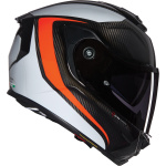 Casco NOLAN X-903 ULTRA CARBON INTRIGO ARANCIONE col. 344 ECE 22.06 - immagine 3