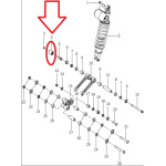 RULLO TENDI-CATENA originale KOVE 450 RALLY/RALLY PRO - immagine 4