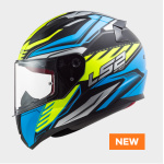 CASCO LS2 FF353 RAPID col. GALE Blue/Yellow - immagine 4