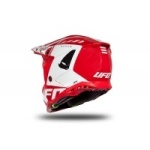 CASCO MOTOCROSS UFO ECHUS ROSSO-BIANCO art. HE170 - immagine 4