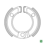 COPPIA GANASCE FRENO NEWFREN per HONDA, SUZUKI e YAMAHA mod. GF1093 - immagine 2