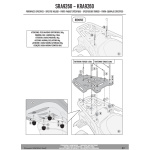 Attacco Posteriore alluminio per Bauletto Givi MONOKEY per VOGE VALICO 900 DSX 2024 - immagine 2