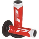 COPPIA MANOPOLE FUORISTRADA PROGRIP SERIE 788 ROSSO/BIANCO/NERO - immagine 2