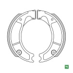 COPPIA GANASCE FRENO NEWFREN per HONDA XL mod. GF1177 - immagine 2