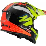 CASCO LS2 CROSS MX 437 FAST col. VOLT - immagine 2
