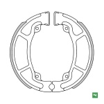 COPPIA GANASCE FRENO NEWFREN per HONDA mod. GF1316 - immagine 2