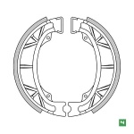 COPPIA GANASCE FRENO NEWFREN per HONDA, KYMCO e YAMAHA mod. GF1043 - immagine 2