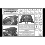 Attacco posteriore Givi E530 Monokey per Suzuki AN Burgman 400 Type S 2005, specifico per bauletto Monokey, comprensivo di piastra Monokey - immagine 3