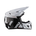 CASCO LEATT 9.5 CARBON WHITE con TECNOLOGIA 360° TURBINE + MASCHERINA VELOCITY 6.5 CRYZTAL WHITE ROSE 32 VLT - immagine 3