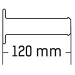 COPPIA MANOPOLE FUORISTRADA DOMINO SERIE A260 BLU/BIANCO - immagine 2