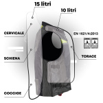 MOTO-AIRBAG MAB V3 COMPLETO - SILVER/FLUO - immagine 12