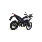 Terminale ARROW Indy Race alluminio "Dark" con fondello inox  per Tenere' 700 2019/2022