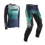 COMPLETO LADY MAGLIA LEATT 4.5 LITE MARINE + PANTALONE LEATT 4.5 MARINE