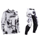 COMPLETO MAGLIA LEATT 4.5 LITE WHITE + PANTALONE LEATT 4.5 WHITE