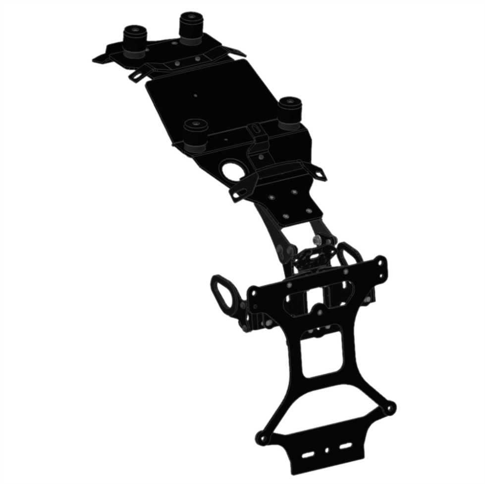 img_14295a9b8531e419936d11816cc06d12.png PORTA-TARGA RACING STEELBIKE per YAMAHA XSR 700 2016/2022 - Made in Italy - immagine 1