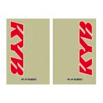 ADESIVI IN CRYSTAL PER FORCELLE TRASPARENTE KAYABA RED