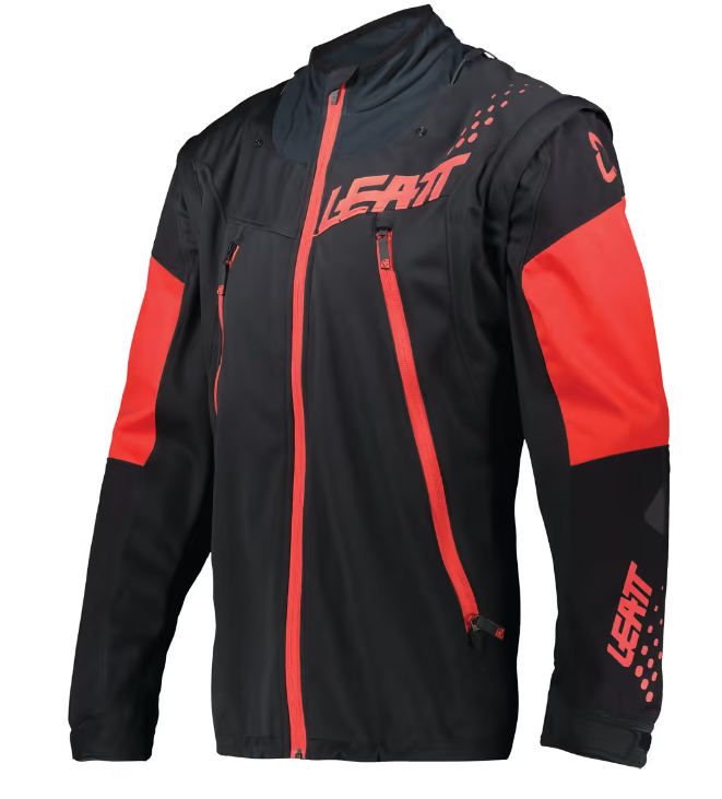 img_1c52c3b8b22b9c529dbf04feef68db97.png LEATT Giacca Moto 4.5 Lite ultra leggera e impermeabile con maniche rimovibili ROSSA - immagine 1