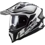 CASCO LS2 CROSS MX 701 EXPLORER col. ALTER Matt Black White