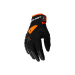 Guanti CROSS UFO mod. Muria 2024 col. NERO/ARANCIO FLUO
