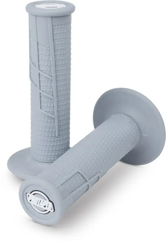 img_2356787a76999b89856517f64e106406.jpg COPPIA MANOPOLE FUORISTRADA PROTAPER CLAMP ON GRIP GRIGIO - immagine 1