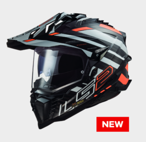 CASCO LS2 CROSS MX 701 EXPLORER C col. EDGE ORANGE ECE 22.06