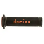 COPPIA MANOPOLE STRADALI DOMINO SERIE A010 NERO/ARANCIO