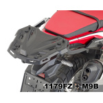 Attacco posteriore Givi 1179FZ per Honda Africa Twin CRF1100L, specifico per bauletto Monokey o Monolock da abbinare alla piastra Monokey M5, M9A, M9B, M8A, M8B, o alla piastra Monolock M5M