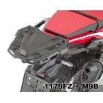 Attacco posteriore Givi 1179FZ per Honda Africa Twin CRF1100L, specifico per bauletto Monokey o Monolock da abbinare alla piastra Monokey M5, M9A, M9B, M8A, M8B, o alla piastra Monolock M5M
