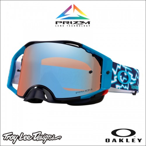 img_3cef43cf1cea0ffa97d209134f4658e1.jpg Mascherina CROSS OAKLEY AIRBRAKE TLD BLUE LIGHTNING PRIZM LENS SAPPHIRE 007046-F3 - immagine 1