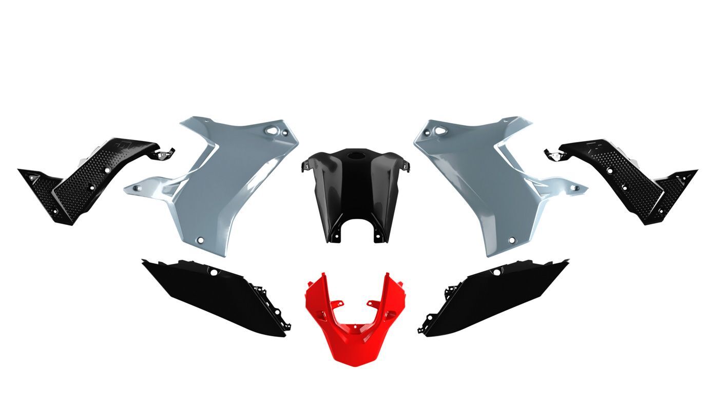 img_3d2349b19b5bb321c7a48ad3bbbb8b23.jpg KIT PLASTICHE per YAMAHA Tenere' 700 LIGHT GREY - BLACK - RED - immagine 1