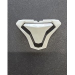 PRESA D'ARIA MENTONIERA BIANCA METALLIZZATA per NOLAN N87/N87 PLUS