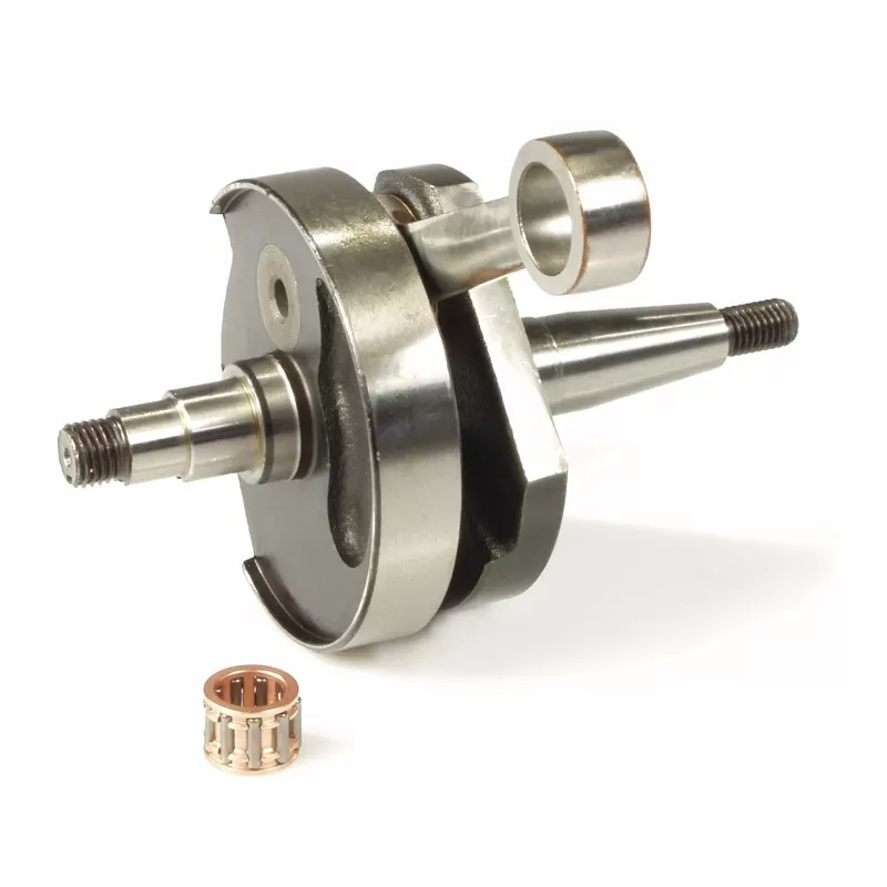 img_40611c84690f76356f7b23d207cdde8c.webp ALBERO MOTORE NUOVA MAZZUCCHELLI ANTICIPATO con BIELLA LUCIDA per VESPA con CONO 19mm e CORSA 43mm - immagine 1