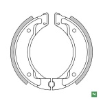 COPPIA GANASCE FRENO NEWFREN per MBK e YAMAHA mod. GF1187