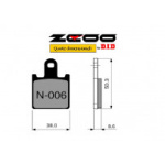 COPPIA PASTIGLIE FRENO ZCOO mod. N 006 EX C