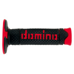 COPPIA MANOPOLE FUORISTRADA DOMINO SERIE A260 NERO/ROSSO