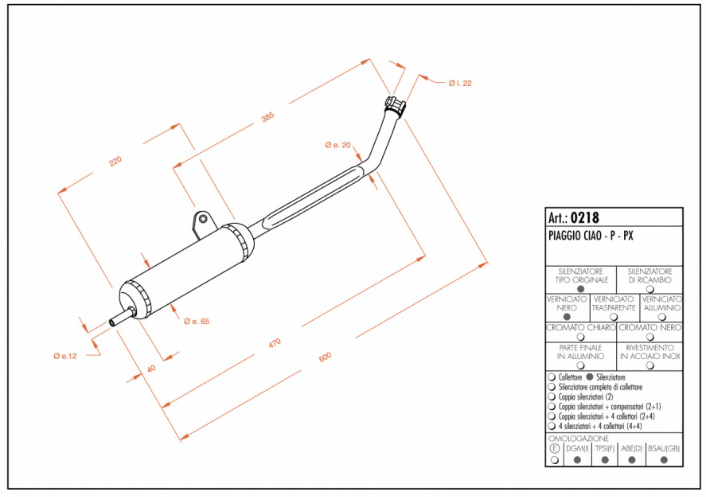 img_498773d99fff237257c52ba0d708e55d.png MARMITTA SITO per CIAO P/PX art. 0218 - immagine 1