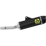 Terminale ARROW Indy Race Alluminio NERO con fondello carby per Tenere' 700 2019/2022