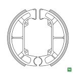 COPPIA GANASCE FRENO NEWFREN per GILERA e PIAGGIO mod. GF0252