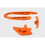 KIT FASCIA FORCELLONE, CRUNA e PATTINO UFO per KTM SX/SX-F & EXC/EXC-F anni 2007-2010