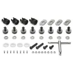 05RKIT - Kit RAPID RELEASE GIVI che permette di trasformare il portavaligie laterale in un telaio a rimozione rapida, compatibile solo con telaietti Givi