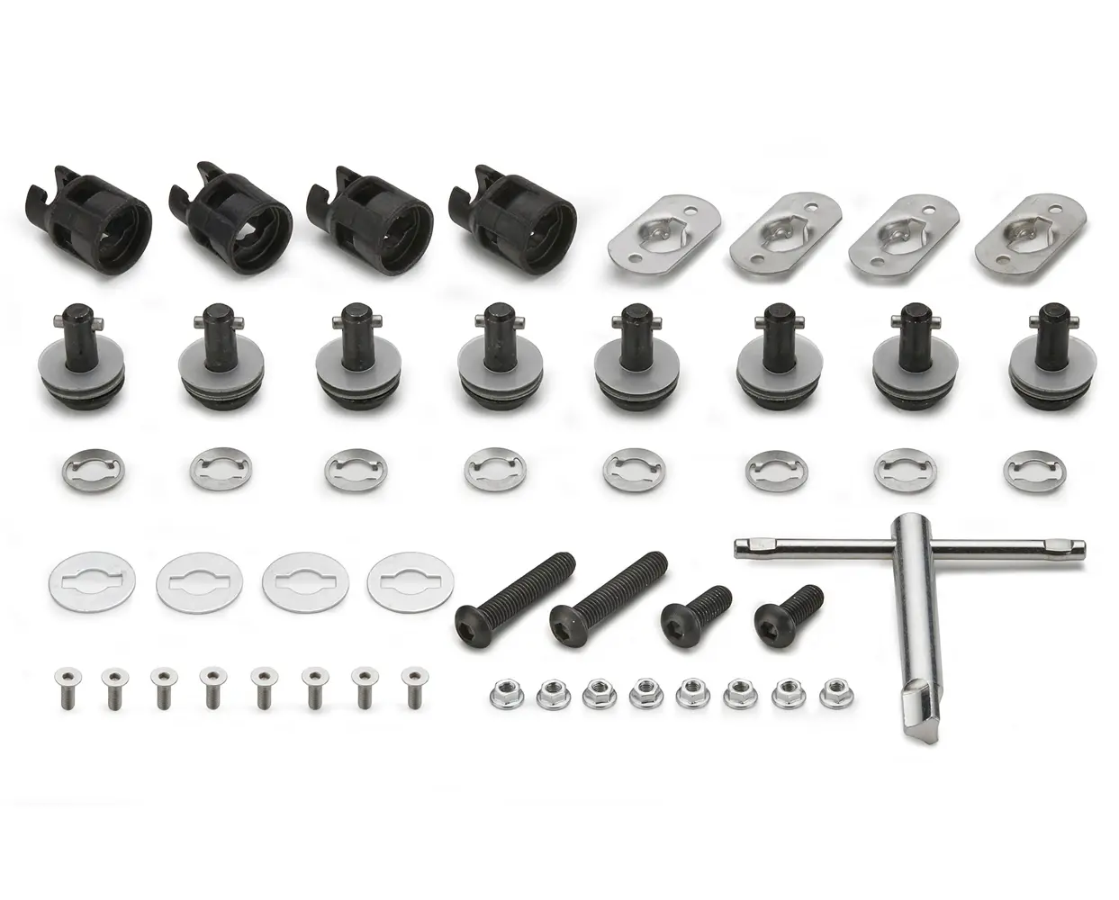 img_58cac5183afff92f07b3553e0b895f91.jpg 05RKIT - Kit RAPID RELEASE GIVI che permette di trasformare il portavaligie laterale in un telaio a rimozione rapida, compatibile solo con telaietti Givi - immagine 1