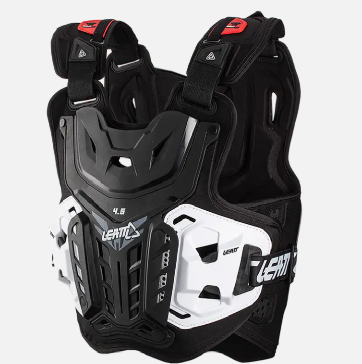 img_5c38ffdc2c26fba2bd125dcc50ef62ce.png PETTORINA LEATT CHEST PROTECTOR 4.5 BLACK - taglia unica - immagine 1