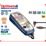 MANTENITORE / CARICA BATTERIE OPTIMATE 4 QUAD PROGRAM con connettore O-19