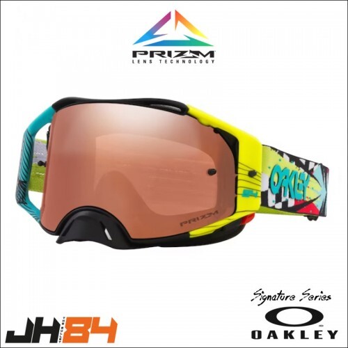 img_709e224e0f74c539529209ca054c57fa.jpg Mascherina CROSS OAKLEY AIRBRAKE HERLINGS SIGNATURE PRIZM LENS BLACK IRIDIUM 7046-E7 - immagine 1