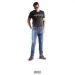 JEANS DRAGGIN elasticizzati mod. BIKER BLUE