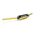 MANUBRIO CROSS WIRTZ FATBAR PIEGA-ALTA in ALLUMINIO diametro 28 GOLD con TRAVERSINO