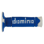 COPPIA MANOPOLE FUORISTRADA DOMINO SERIE A260 BLU/BIANCO