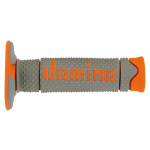COPPIA MANOPOLE FUORISTRADA DOMINO SERIE A260 GRIGIO/ARANCIO
