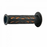 COPPIA MANOPOLE STRADALI PROGRIP SERIE 724/B NERO/ARANCIO