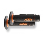COPPIA MANOPOLE FUORISTRADA KTM BICOMPONENTE ARANCIO/NERO
